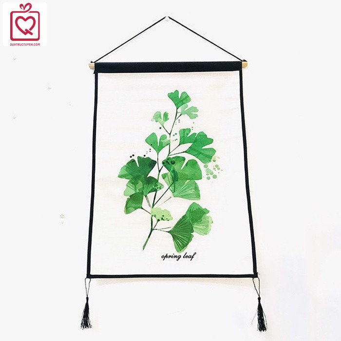 Tranh vải treo tường nghệ thuật - 4 mẫu lựa chọn (tặng kèm đinh không khoan)