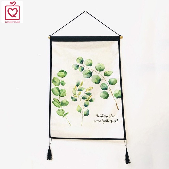 Tranh vải treo tường nghệ thuật - 4 mẫu lựa chọn (tặng kèm đinh không khoan)