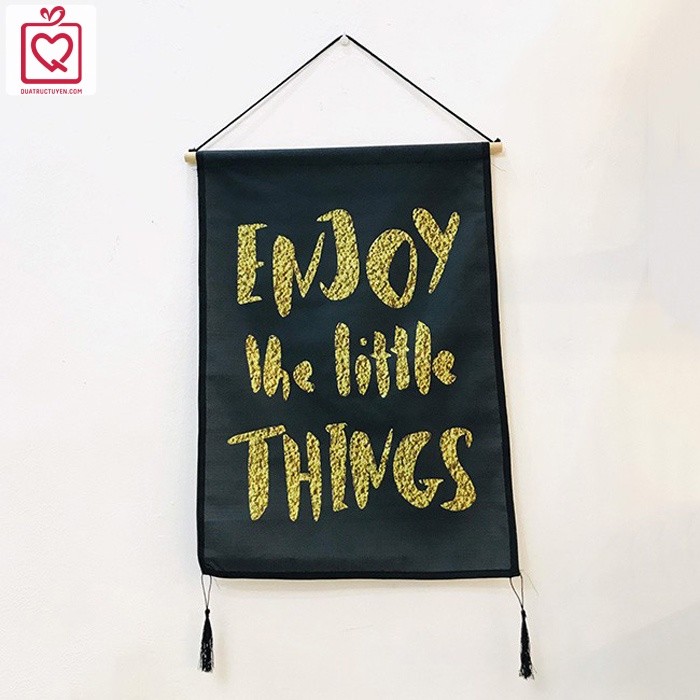 Tranh vải treo tường nghệ thuật - 4 mẫu lựa chọn (tặng kèm đinh không khoan)