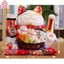 Mèo thần tài vẫy tay Khai vận phát đạt 25cm gốm sứ cao cấp quà tặng ngày thần tài