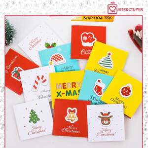 Combo 3 Thiệp giáng sinh mẫu mới 2020 - Trang trí noel