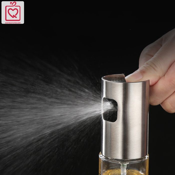 Bình xịt dầu ăn thủy tinh 100ml cao cấp tiện lợi cho nhà bếp
