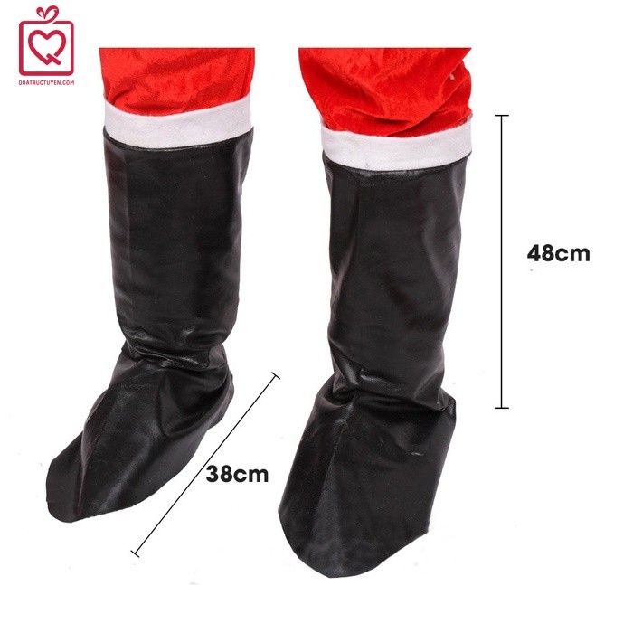 Giày ông già Noel không đế - Trang phục cho ông già noel đêm giáng sinh