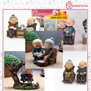 Mô hình tượng ông bà anh 7 kiểu Yêu thương hạnh phúc
