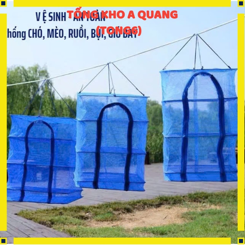 Lồng phơi thực phẩm 4 tầng – Bảo vệ thực phẩm khỏi côn trùng