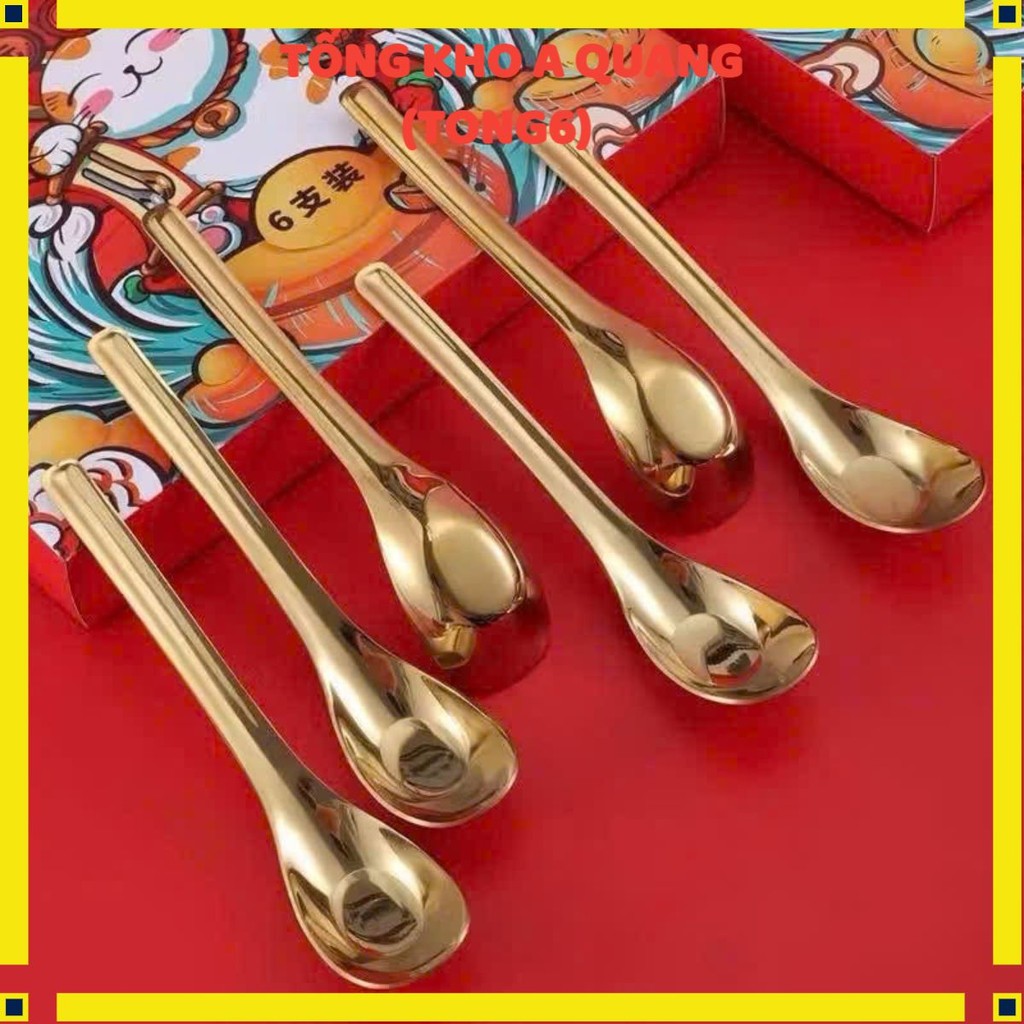 Thìa Inox Vàng Mèo Thần Tài – Món Quà Ý Nghĩa, Sang Trọng Cho Gia Đình