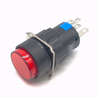 Nút nhấn nhả (reset) / nhân giữ (on/off) 5 chân AL6 - M lỗ khoét 16mm