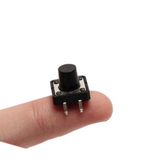 [Bán sỉ combo] (20 cái) Nút nhấn 12x12mm 4 chân cắm đứng cao 4.3 - 20mm