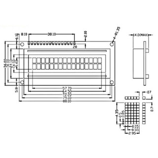 Màn hình LCD 1602 điện áp hoạt động 5V