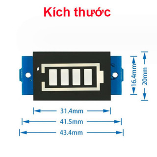 Mạch Led báo mức Pin, báo dung lượng pin Lithium 18650
