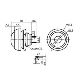 [Bán sỉ combo] (5 cái) Nút nhấn nhả PBS - 33B