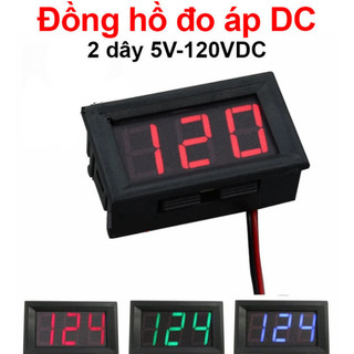 Đồng hồ đo áp DC 2 dây 5V - 120VDC