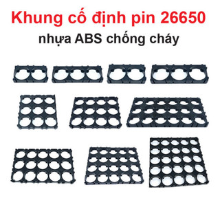 [Bán sỉ combo] Khung cố định pin 26650 nhựa ABS chống cháy