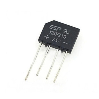 (20 con) Diode cầu chỉnh lưu KBP210 điện áp 1KV, 2A
