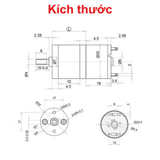 Động cơ giảm tốc JGA25 310 12V nhiều tốc độ