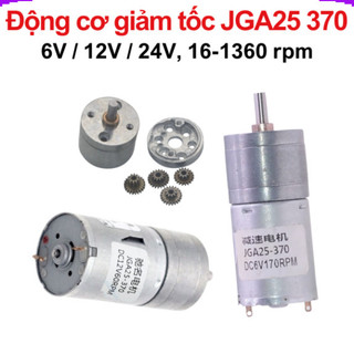 Động cơ giảm tốc JGA25 370,12/24V nhiều tốc độ