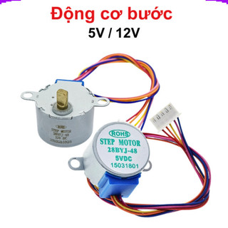 Động cơ bước 28BY-48 5/12VDC 4 pha 5 dây