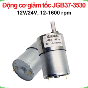 Động cơ giảm tốc JGB37-3530 12V/24V nhiều tốc độ