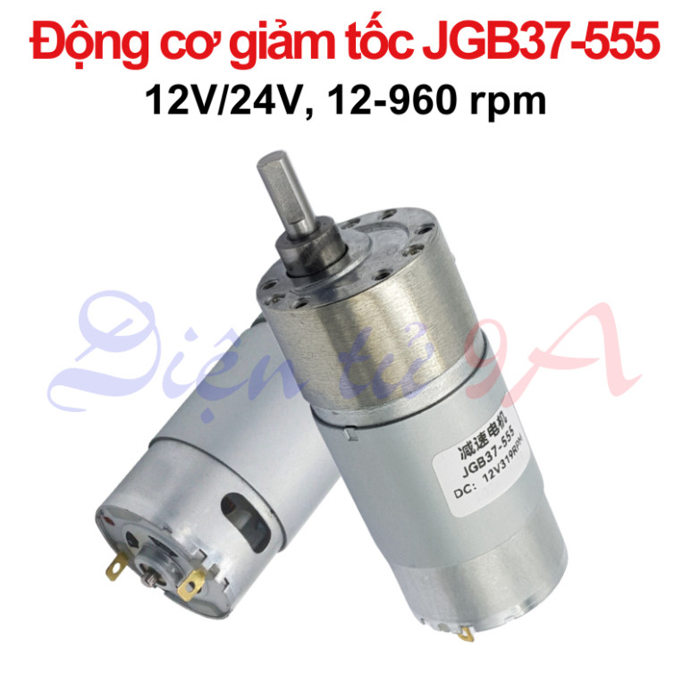 Moteur réducteur CC JGB37-555 12 V CC, 265 tr/min, couple élevé, main image 0