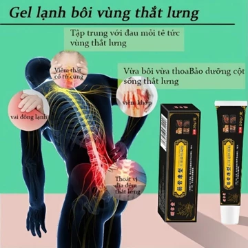 Gel Lạnh Thảo Mộc Giảm Mỏi Cơ Xương Khớp 20g, Gel Xoa Bóp Massage Đau Vai Gáy Thắt Lưng Khớp Gối