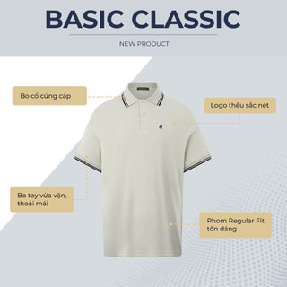 [BEST SELLER] Áo polo nam cao cấp BASIC CLASSIC, POLO QUỐC DÂN vải CVC interlock sang trọng - POLOMANOR