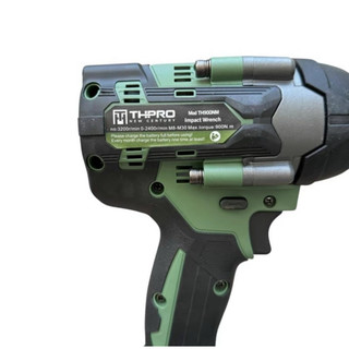 { Tặng Khẩu 10 chi tiết }Máy siết bulong THpro kèm 1 pin 15cel + sạc,lực siết 900NM,động cơ k chổi than,chân pin M21-4cm