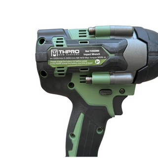 { Tặng Khẩu 10 chi tiết }Máy siết bulong THpro kèm 1 pin 15cel + sạc,lực siết 900NM,động cơ k chổi than,chân pin M21-4cm