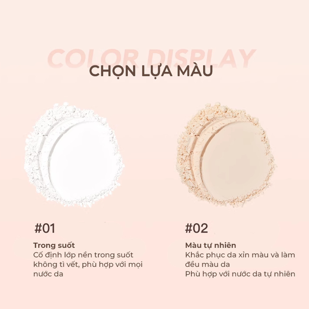 Phấn Phủ JUDYDOLL Soft Light Setting Powder Mịn Mờ Da Kiềm Dầu Mỏng Nhẹ 8g