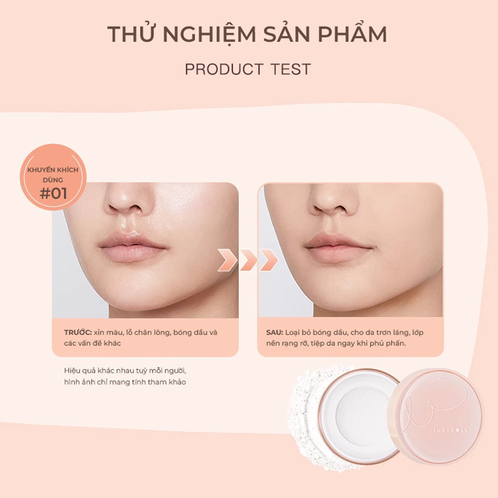 Phấn Phủ JUDYDOLL Soft Light Setting Powder Mịn Mờ Da Kiềm Dầu Mỏng Nhẹ 8g