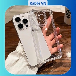 Ốp lưng iphone TPU Silicon mềm 4 góc cao cấp, chống sốc 7plus/8plus/xr/xsmax/11/12/13/14/15/16/17/pro/plus/promax RABBI
