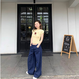 áo thun nữ vàng chanh ôm body mùa hè baby tee  Eleclassm  hàn quốc style áo phông local brand
