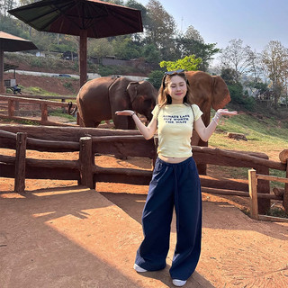 áo thun nữ ôm body vàng chanh quả mơ fashion 100% cotton chất lượng cao baby tee Eleclassm