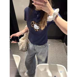 áo thun nữ ôm body Xanh đậm áo girl phố cổ tròn  baby tee kiểu ôm fashion mùa hè áo phông  local brand Eleclassm