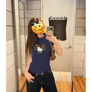 áo thun nữ ôm body Xanh đậm áo girl phố cổ tròn  baby tee kiểu ôm fashion mùa hè áo phông  local brand Eleclassm