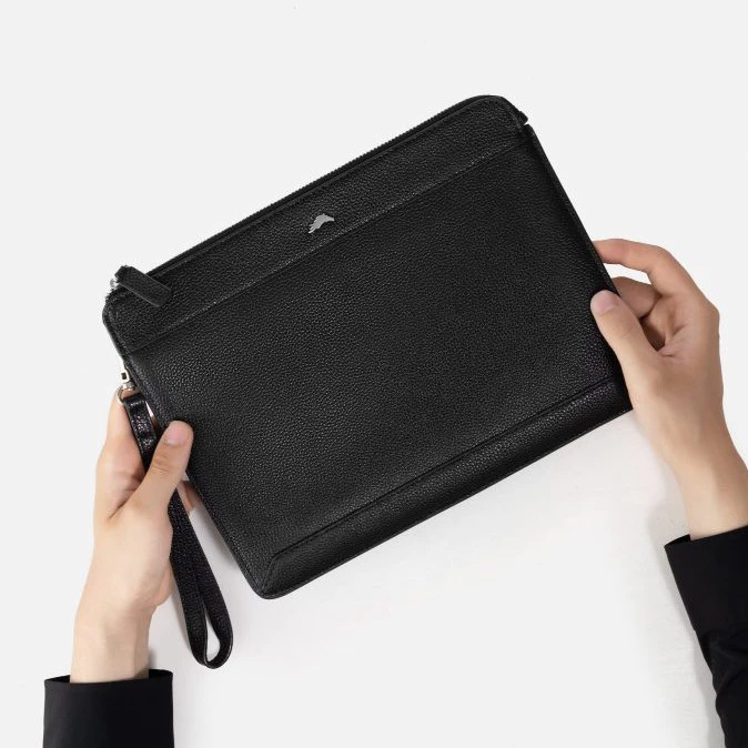 Túi Cầm Tay Chính Hãng, Clutch Da Cầm Tay BUTUNI Ipad Slim Active Clutch Màu Đen Bảo Hành 12 Tháng – 3