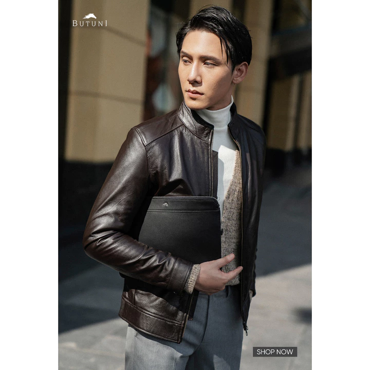 Túi Cầm Tay Chính Hãng, Clutch Da Cầm Tay BUTUNI Ipad Slim Active Clutch Màu Đen Bảo Hành 12 Tháng – 2