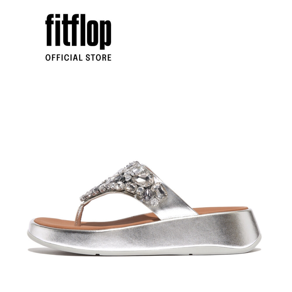 Dép Xỏ Ngón Nữ FitFlop Nữ FitFlop F-MODE - Silver - FOT - HJ6-011