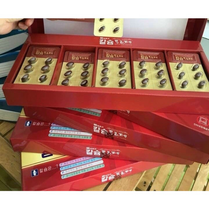 Viên Canxi Hanmi Hàn Quốc 120 Viên, Hỗ Trợ Canxi Tăng Cường Xương Khỏe Mạnh
