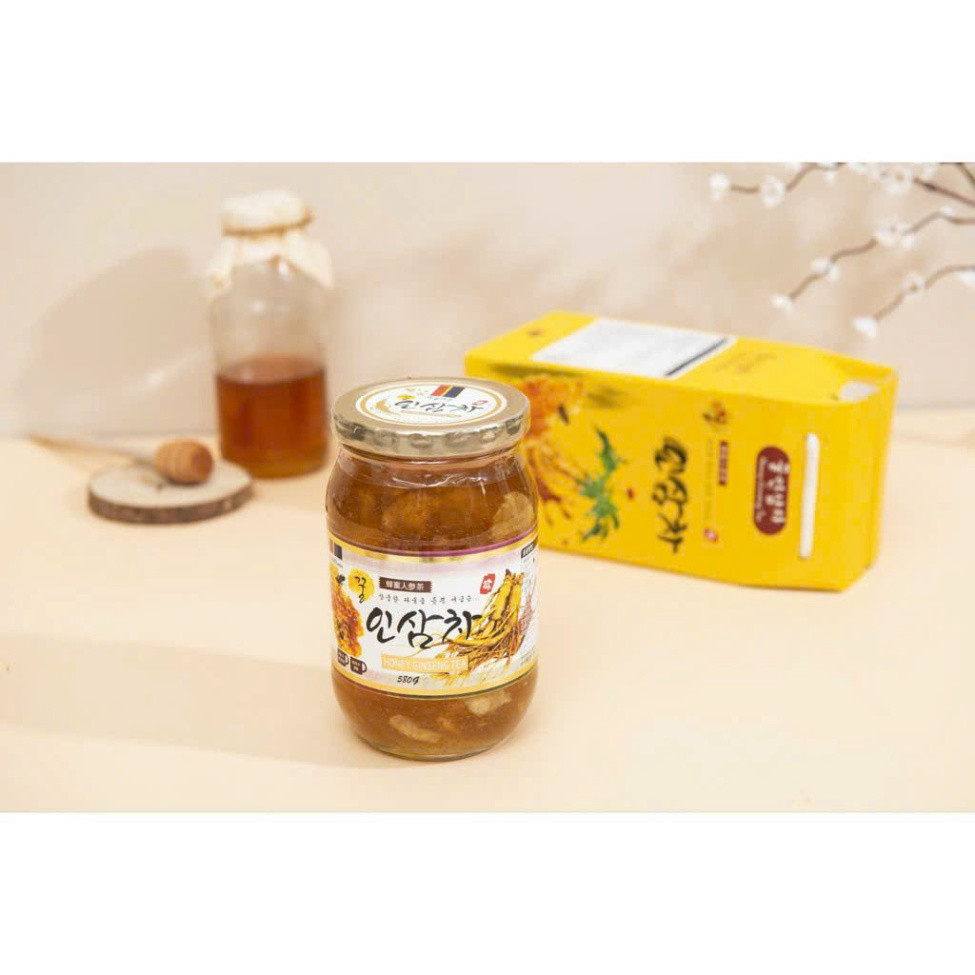 Sâm Lát Ngâm Mật Ong Hàn Quốc 580Gr - Trà Sâm Bổ Dưỡng Giúp Tăng Cường Sức Khỏe