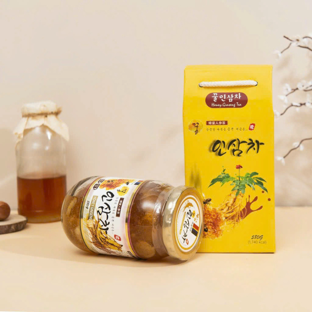 Sâm Lát Ngâm Mật Ong Hàn Quốc 580Gr - Trà Sâm Bổ Dưỡng Giúp Tăng Cường Sức Khỏe