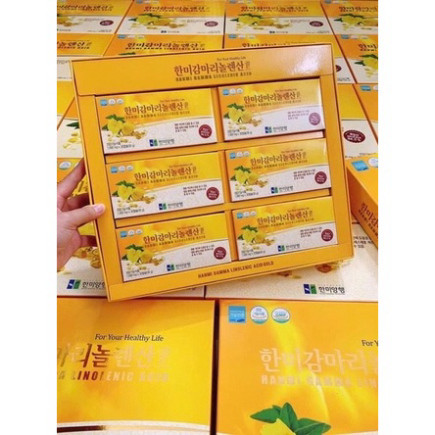 Tinh Dầu Hoa Anh Thảo Hanmi Gamma Linolenic Acid Hàn Quốc 180 Viên