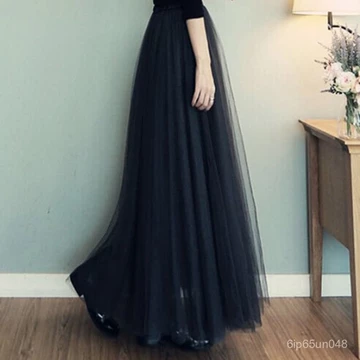 Váy Tulle Ba Lớp Váy Nửa Váy Phồng Nữ Váy Dài Trung Bình Váy Công Chúa Xếp Ly a Váy nhân vật, váy tiên, mùa xuân, mùa th
