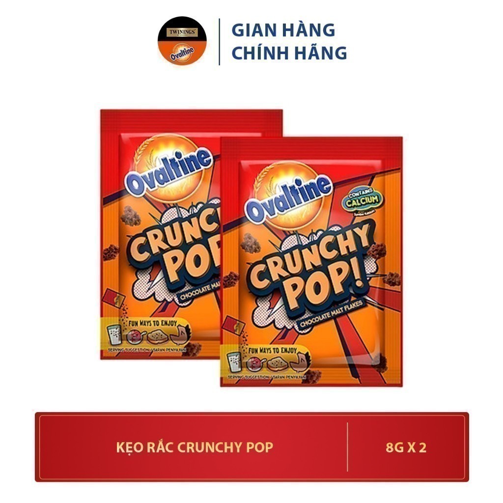 [Quà tặng] Combo 2 Kẹo Rắc Giòn Crunchy Pop Ovaltine 8g x 2 | Shopee ...