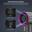 Quạt tích điện 100 cấp độ gió siêu mạnh, pin trâu, Quạt cầm tay mini S001 tuabin, màn LED hiển thị
