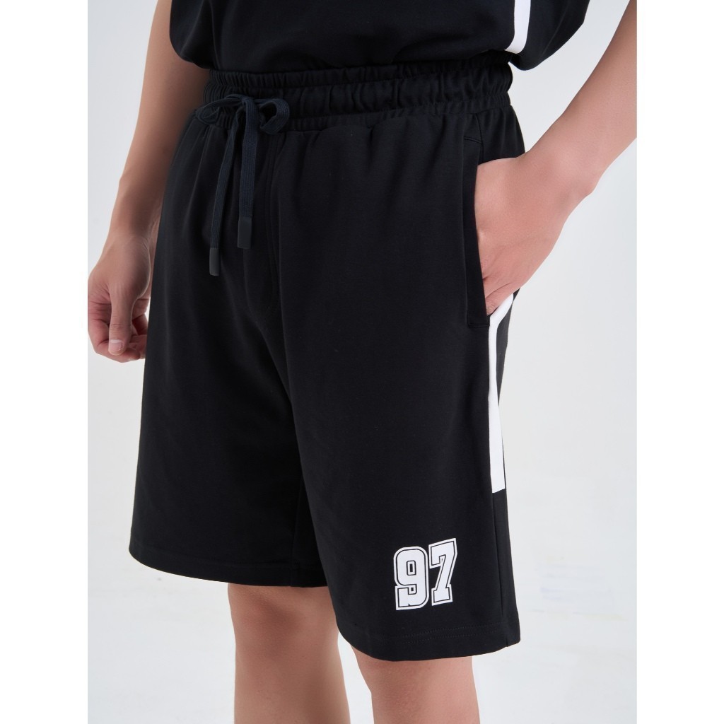 Quần short nam dáng thể thao CANIFA interlock cotton mềm mại thoải mái vận động 8BS25S021