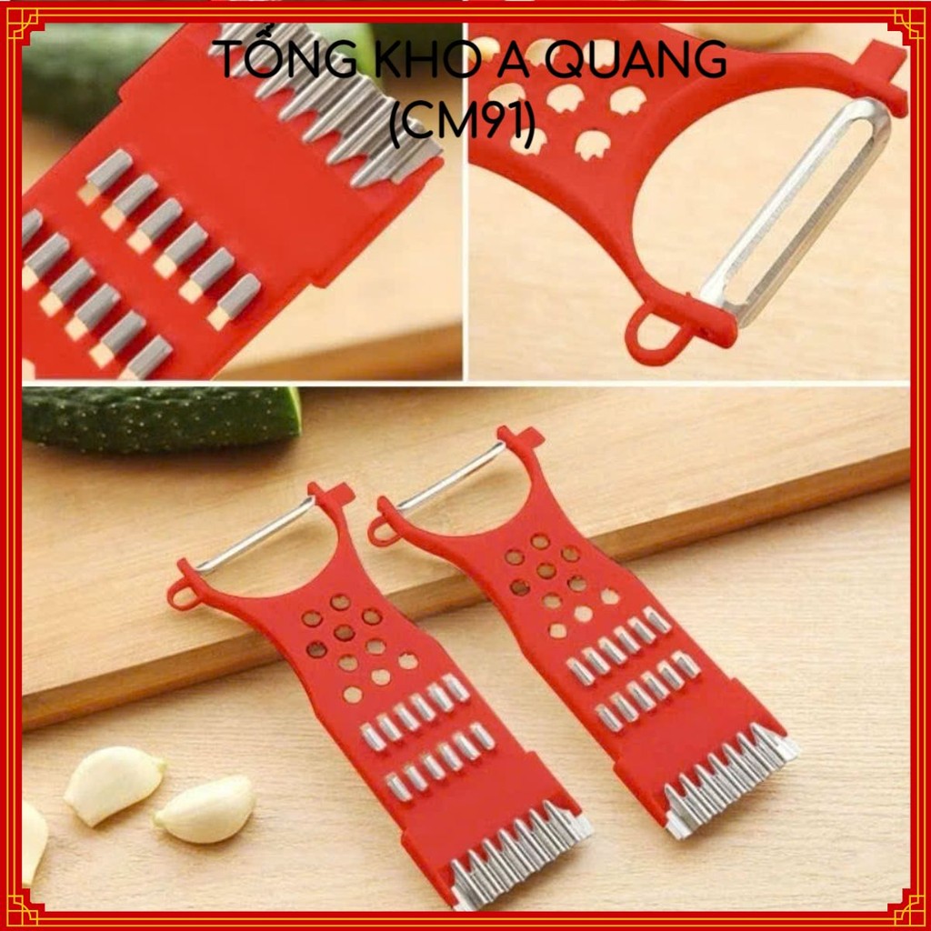 [COMBO 10] Nạo rau củ đa năng 5 in 1, bào rau củ gọt vỏ thái sợi siêu tiện lợi