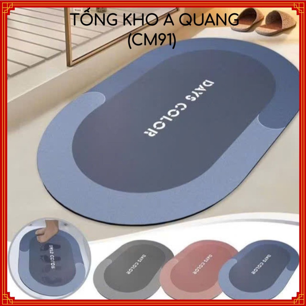 Thảm Hút Nước Siêu Mềm Thoáng Khí,Thảm Chùi Chân Nhà Tắm Cao Cấp Sang Trọng - THẢM LAU CHÂN SILICON BỀN ĐẸP DỄ VỆ SINH
