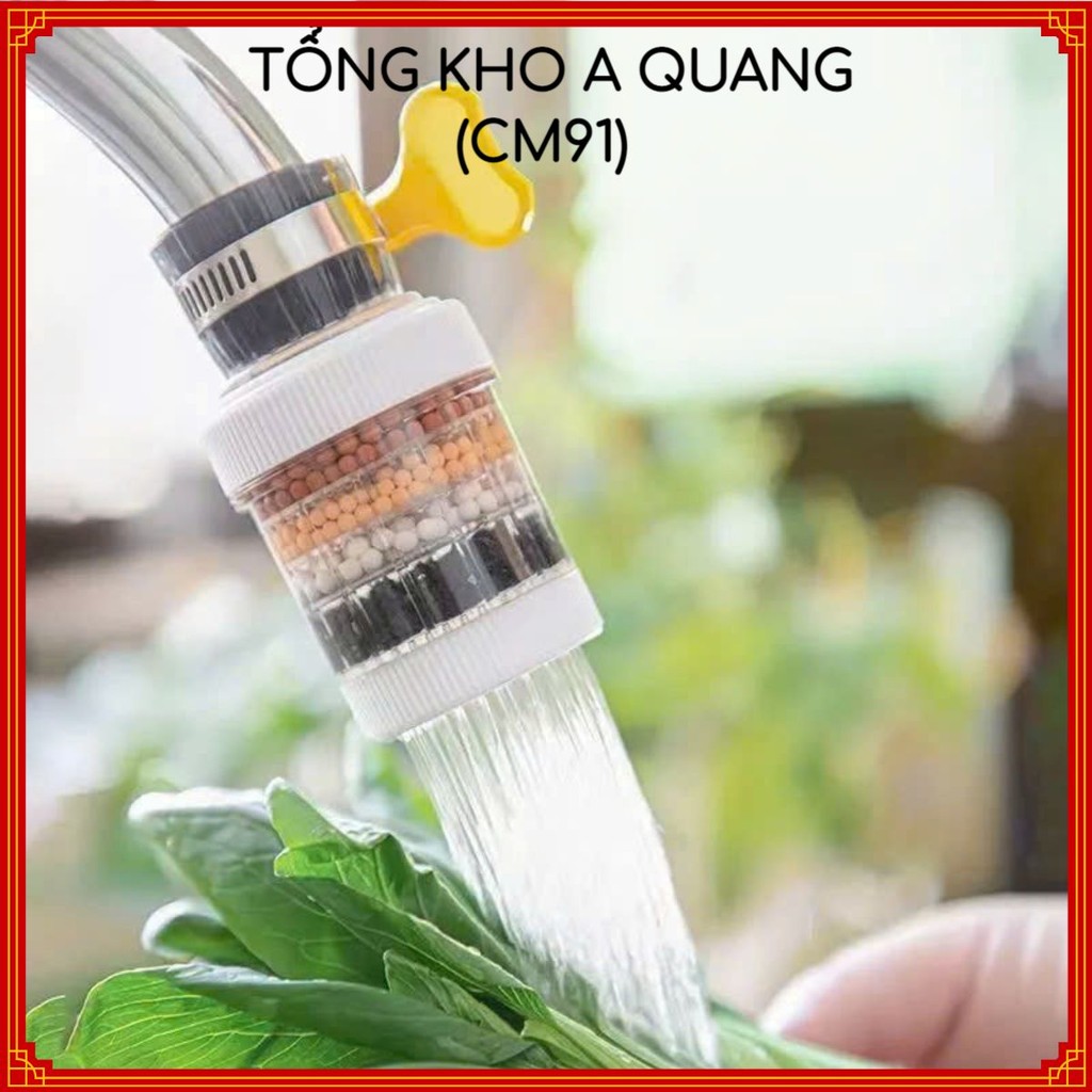 Đầu Lọc Nước Thế Hệ Mới Gắn Vòi,Vòi Lọc 6 Tầng Loại Bỏ Cặn Bẩn Hiệu Quả - ĐẦU VÒI LỌC NƯỚC TRỰC TIẾP 6 LỚP CARBON