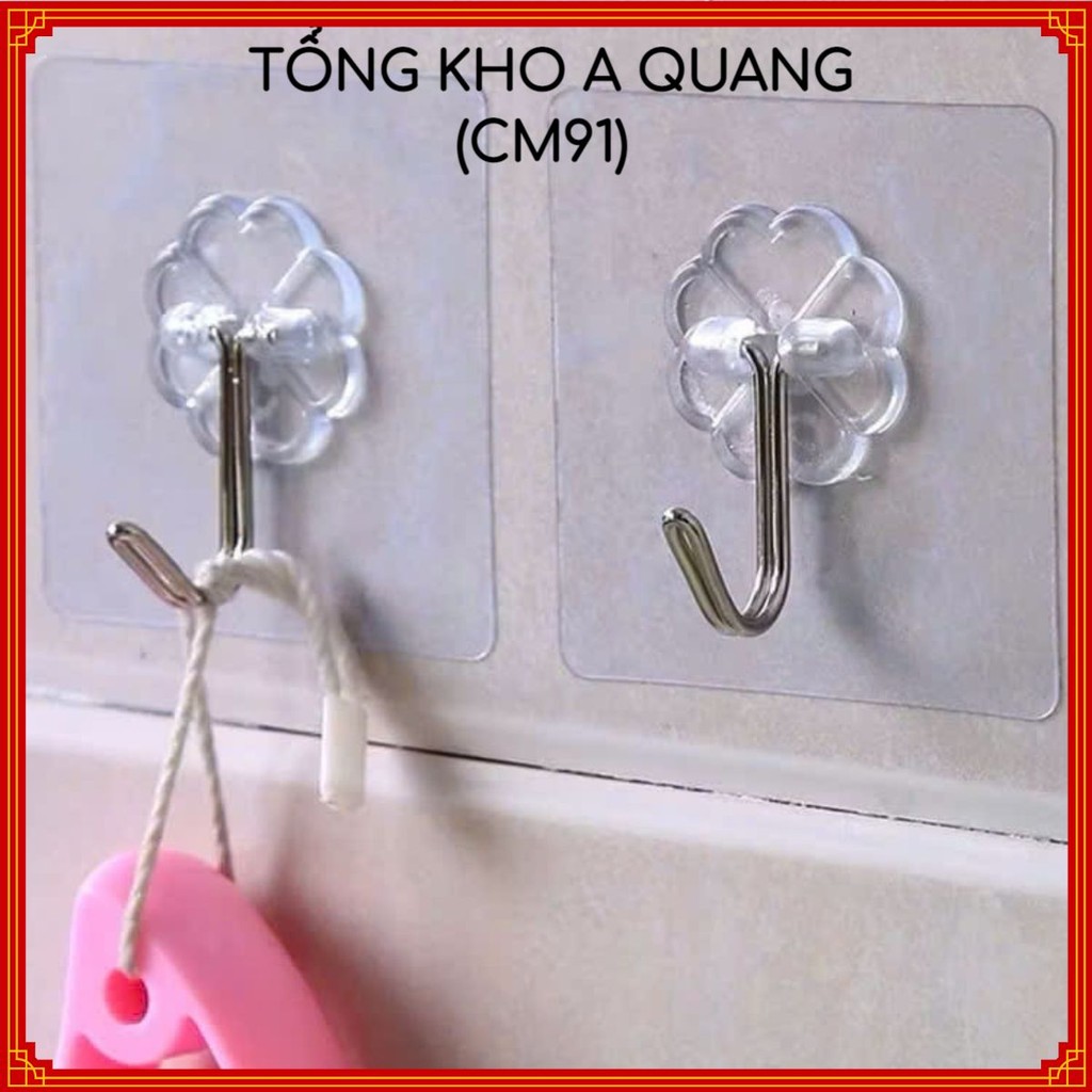 [COMBO 10] Móc dán tường siêu chắc – Độ kết dính cao, không lo bong tróc