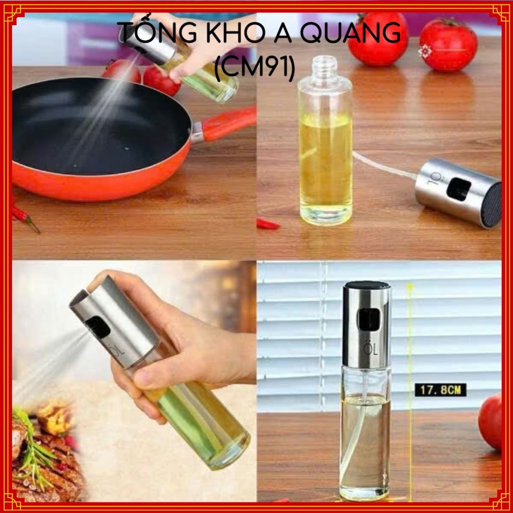 Chai Xịt Dầu Thủy Tinh Shodwe - Cải thiện phong cách nấu ăn của bạn